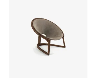 Poltrona Yin and Yang Collection Lounge Chair di Riva1920